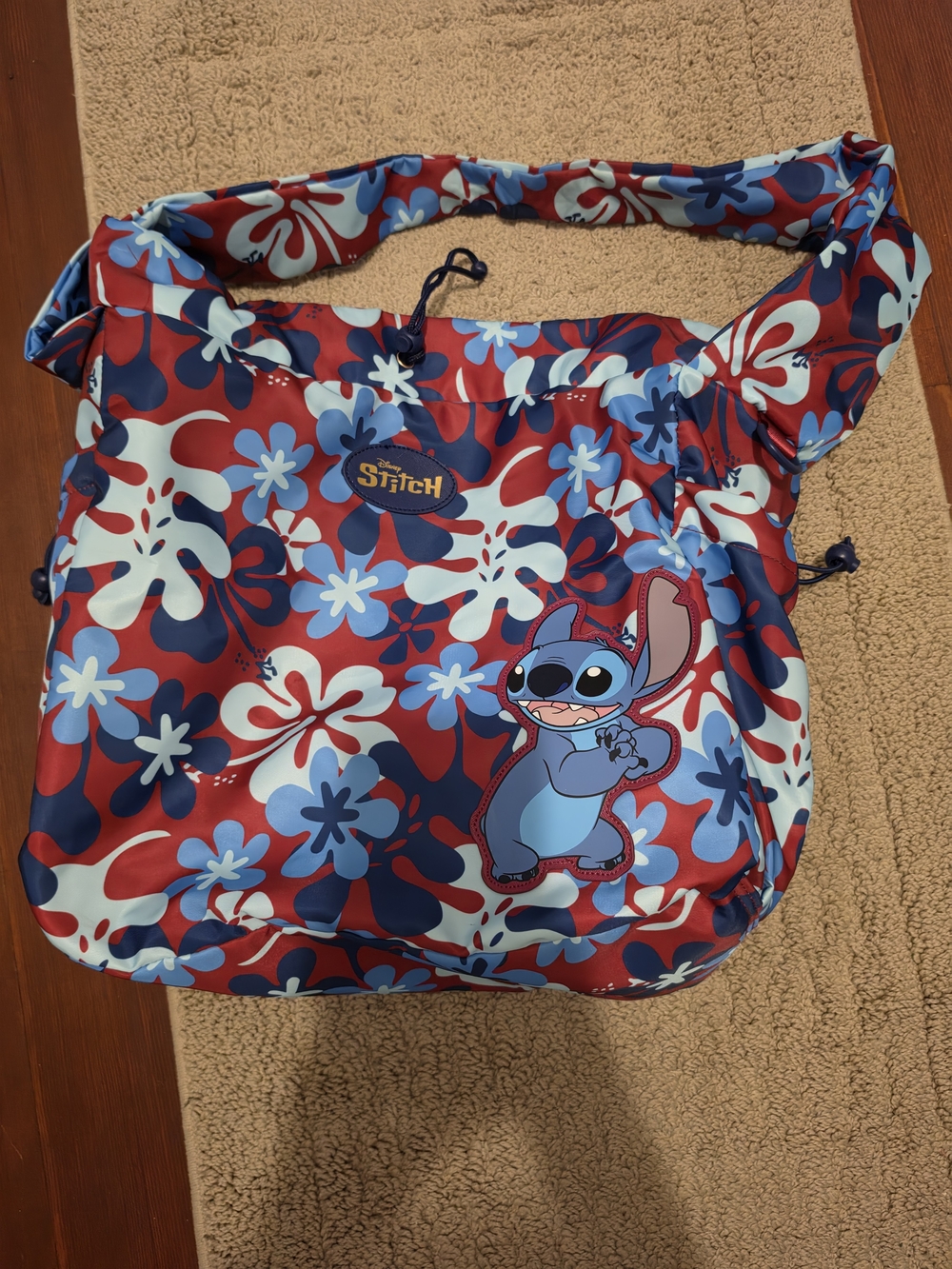 Disney Lilo & Stitch Floral Tote Bag